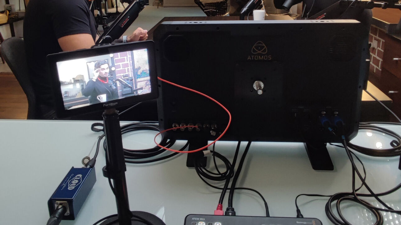 podcast production with famous client in Dubai